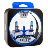 Автомобильная галогенная лампа MTF H3 12v 55w - Palladium (Комплект, 2 шт.) HPA1203